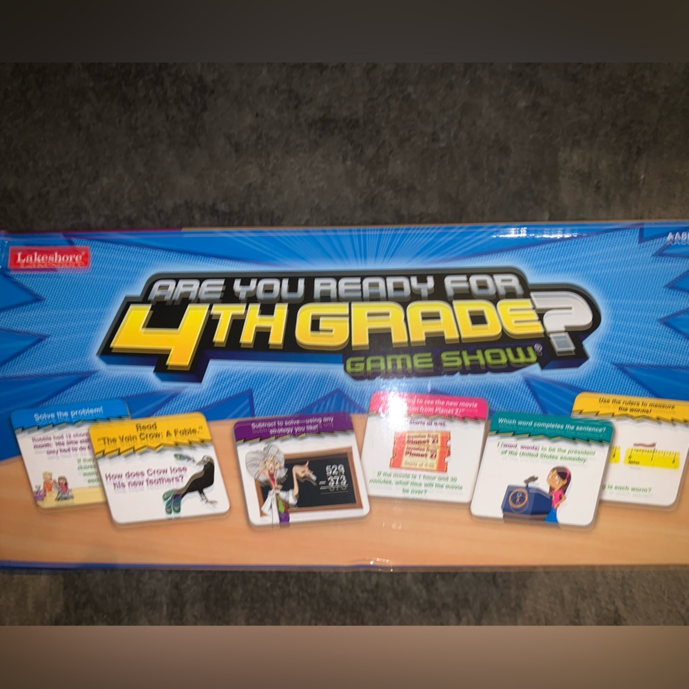 Are You Ready For 4th Grade Game Show Game
